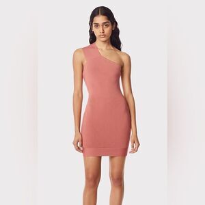 ASYMMETRICAL STRAP DRESS 